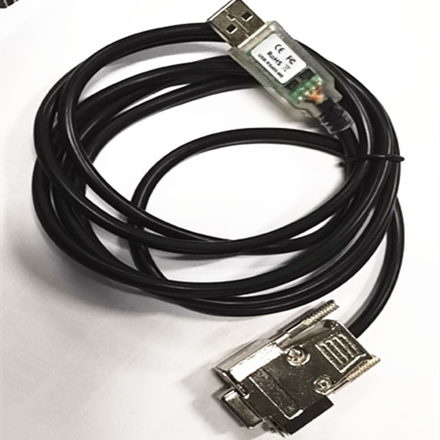 Cabo de chipset USB para adaptador serial FTDI com porta RS232 DB9 macho e fêmea 