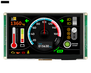 Display inteligente Modbus RS485 de 7' com tela sensível ao toque capacitiva