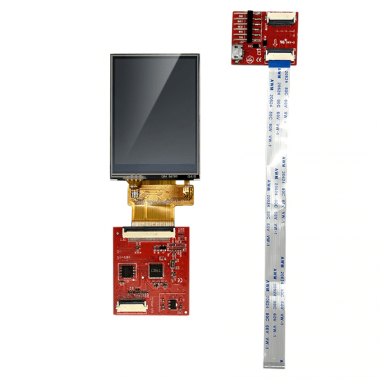 Módulo de painel de exibição transmissivo PIILCD Lcd TFT de interface IC Uart de 2,4 polegadas 240 * 320 ST7789V